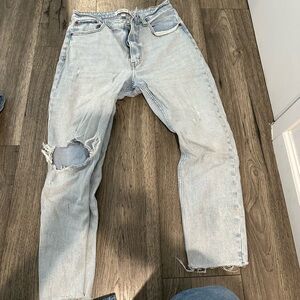 Abercrombie & Fitch Sky Blue High Rise Jeans